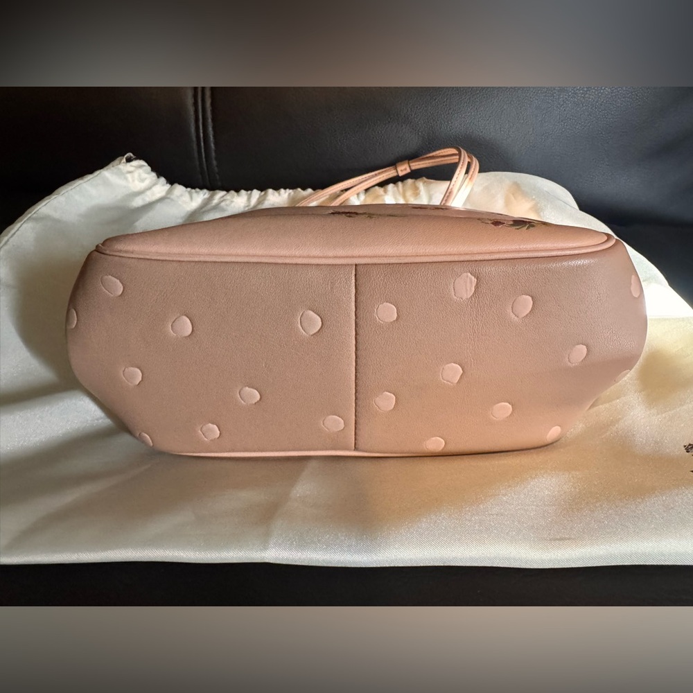 Coach Pink Floral Minnie Kisslock Bag - Picture 9 of 13